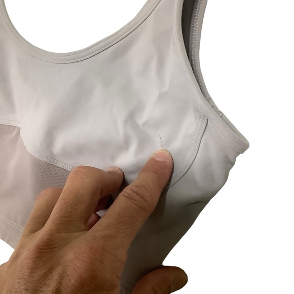 Lululemon Principal Dancer Corsetry Bra Silver Lilac Sz 4 - Picture 6 of 9